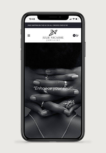 Julie Nicaisse Jewellery Designer 2 | Projects by Andre Armacollo Freelance Web Designer